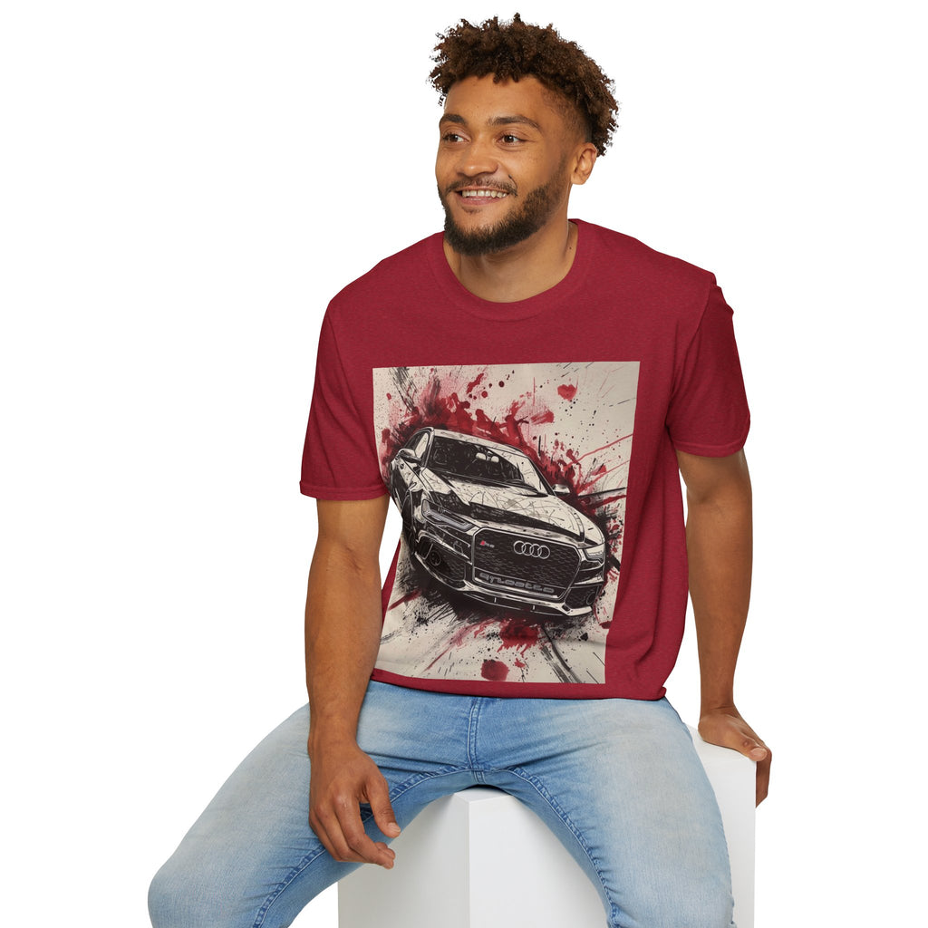 Sports Car Graphic T-Shirt — Red Splash Racing Tee
