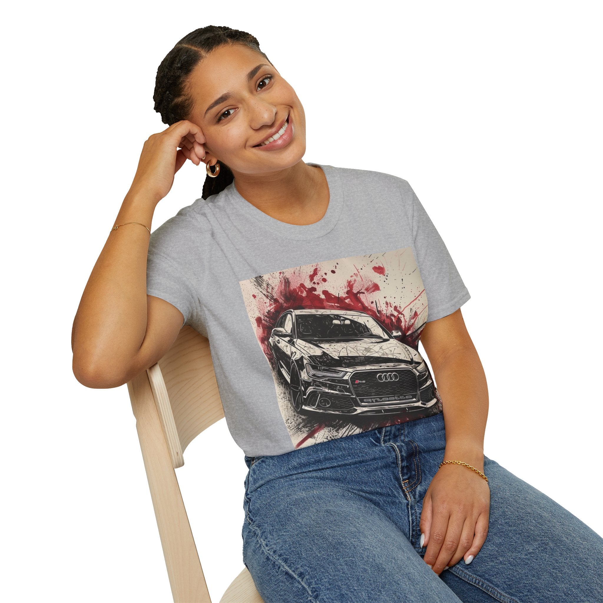Sports Car Graphic T-Shirt — Red Splash Racing Tee
