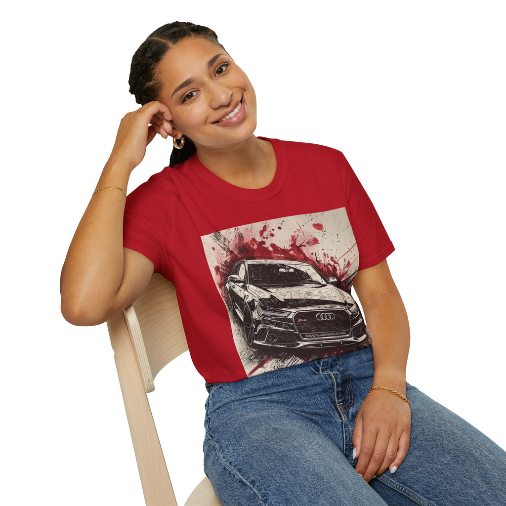 Sports Car Graphic T-Shirt — Red Splash Racing Tee