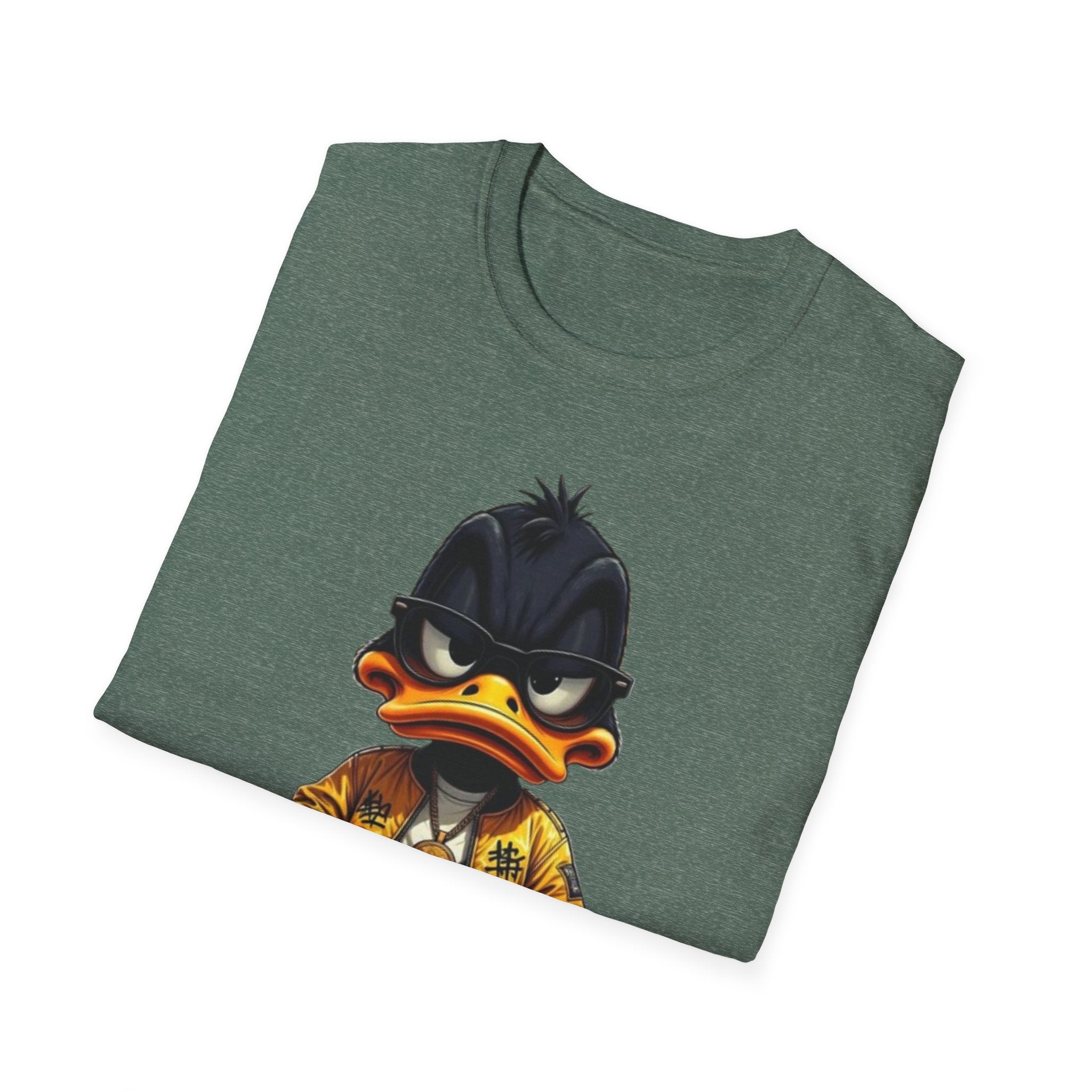Streetwear Duck Graphic T-Shirt — Cool Urban Hip-Hop Cartoon Tee