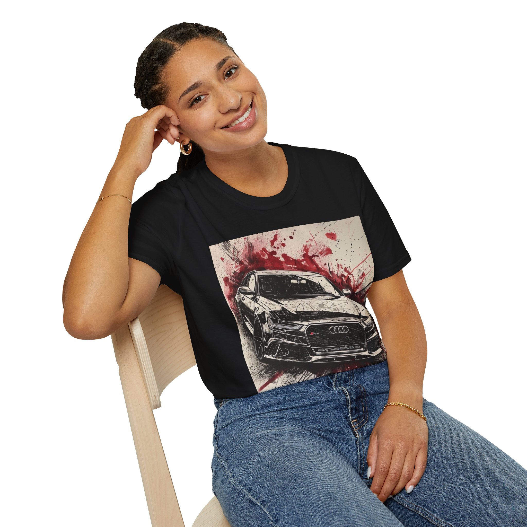 Sports Car Graphic T-Shirt — Red Splash Racing Tee