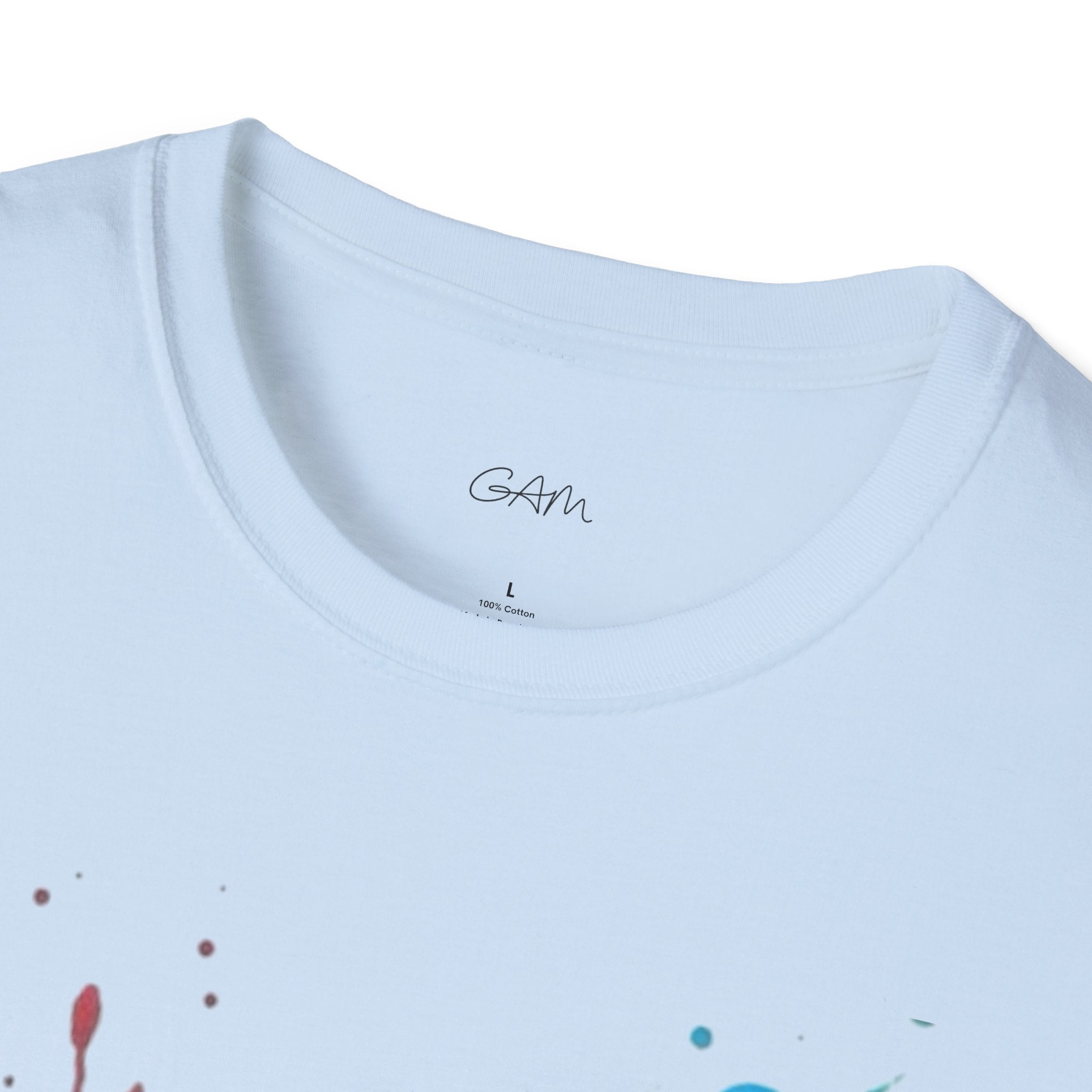Sports Car Paint-Splash T-Shirt — Racing Art Graphic Tee