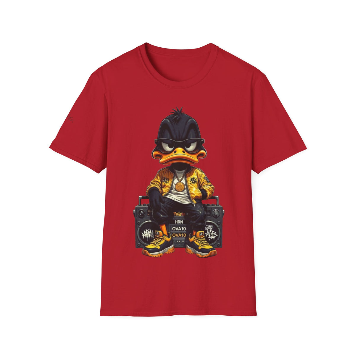 Streetwear Duck Graphic T-Shirt — Cool Urban Hip-Hop Cartoon Tee