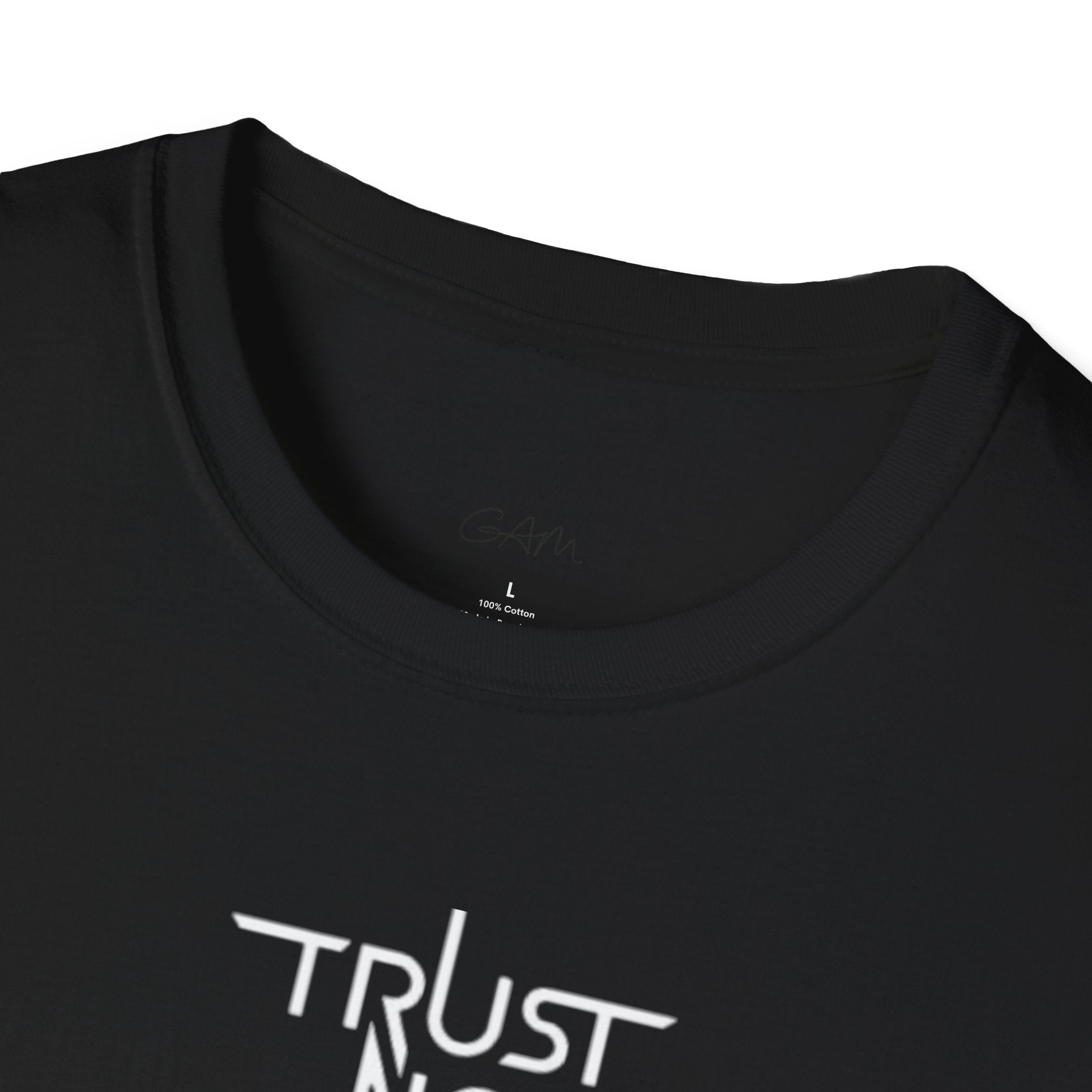 Trust No One Tee — Anonymous Hacker Graphic T-Shirt