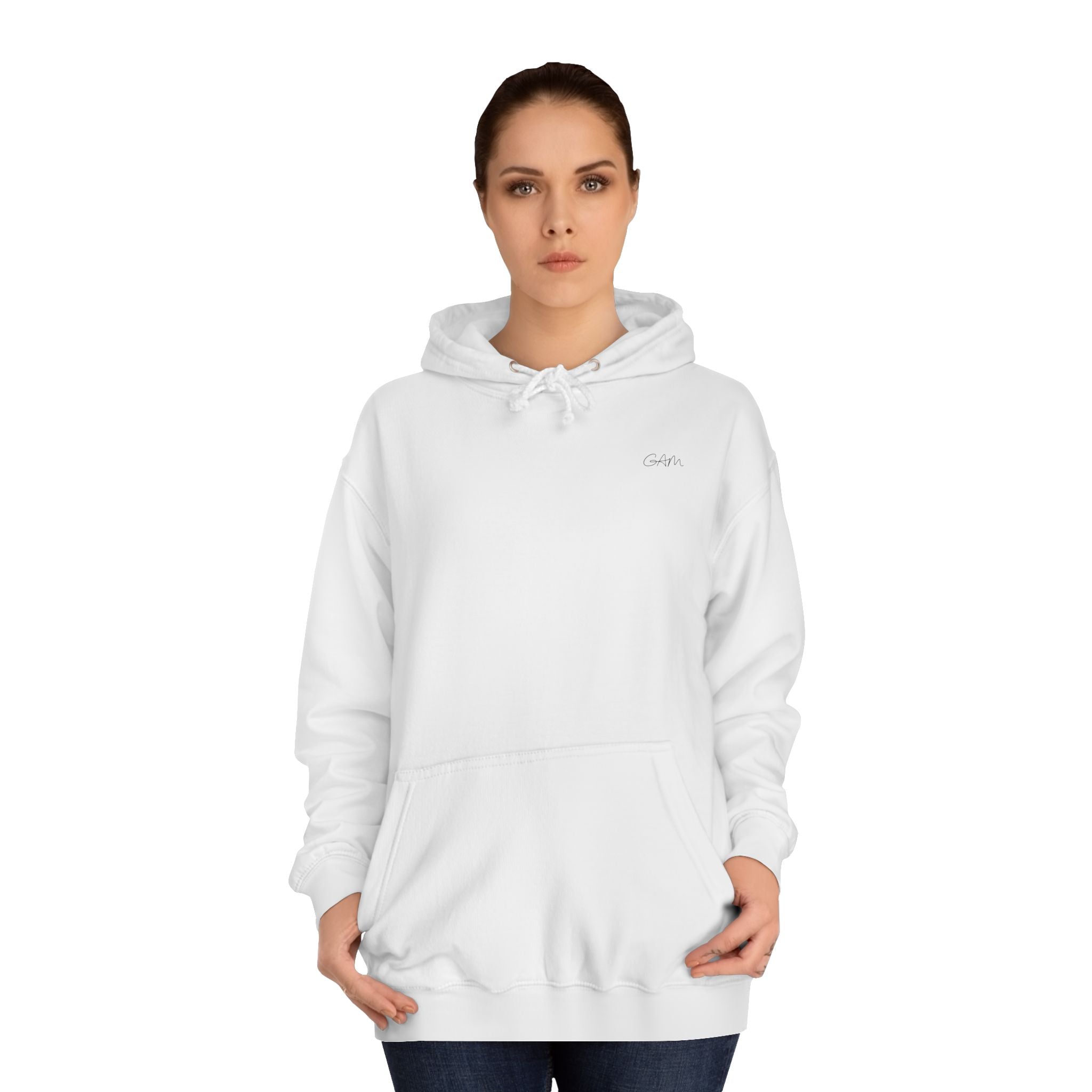 Paint-Splatter Bear Hoodie — Colorful Graphic College Pullover