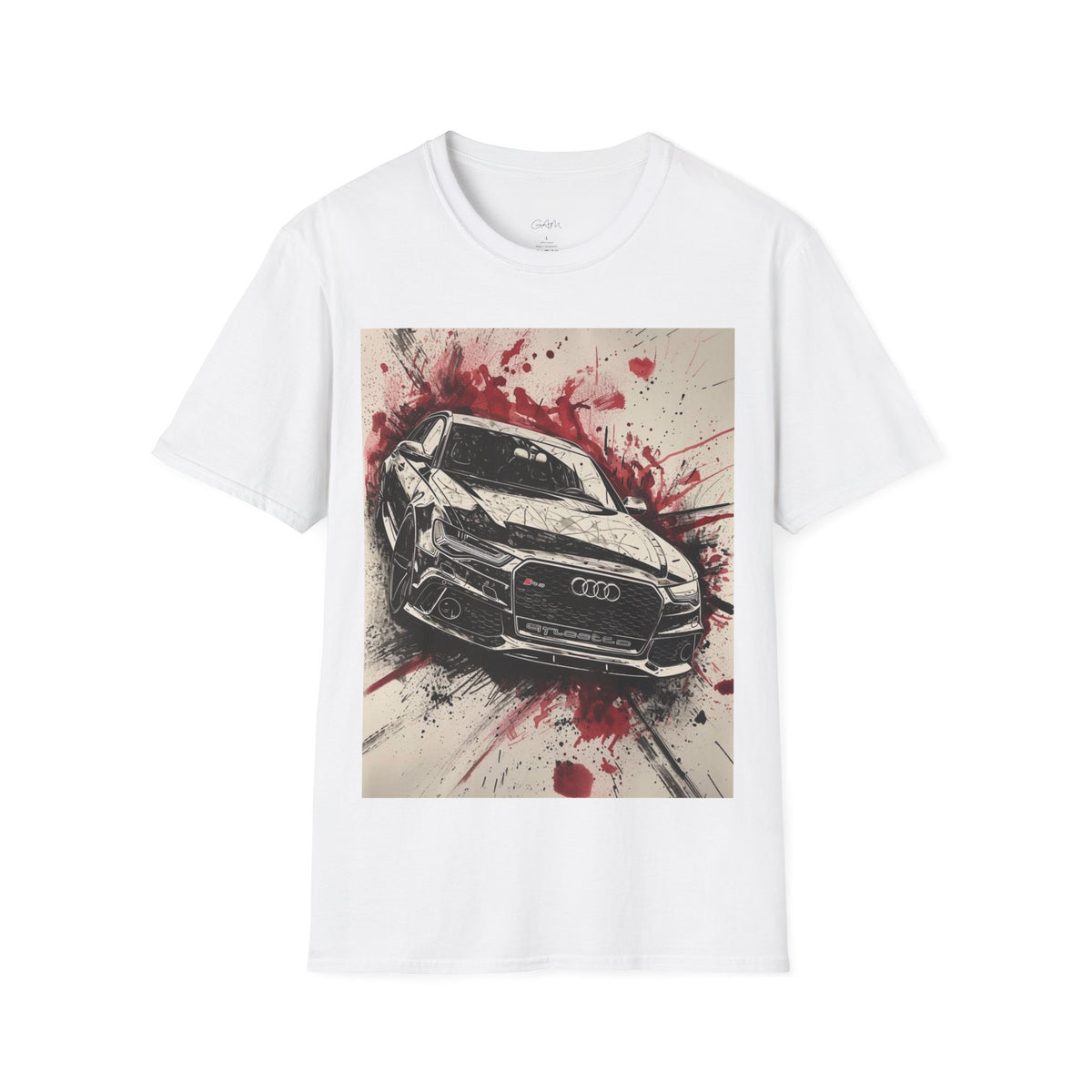 Sports Car Graphic T-Shirt — Red Splash Racing Tee