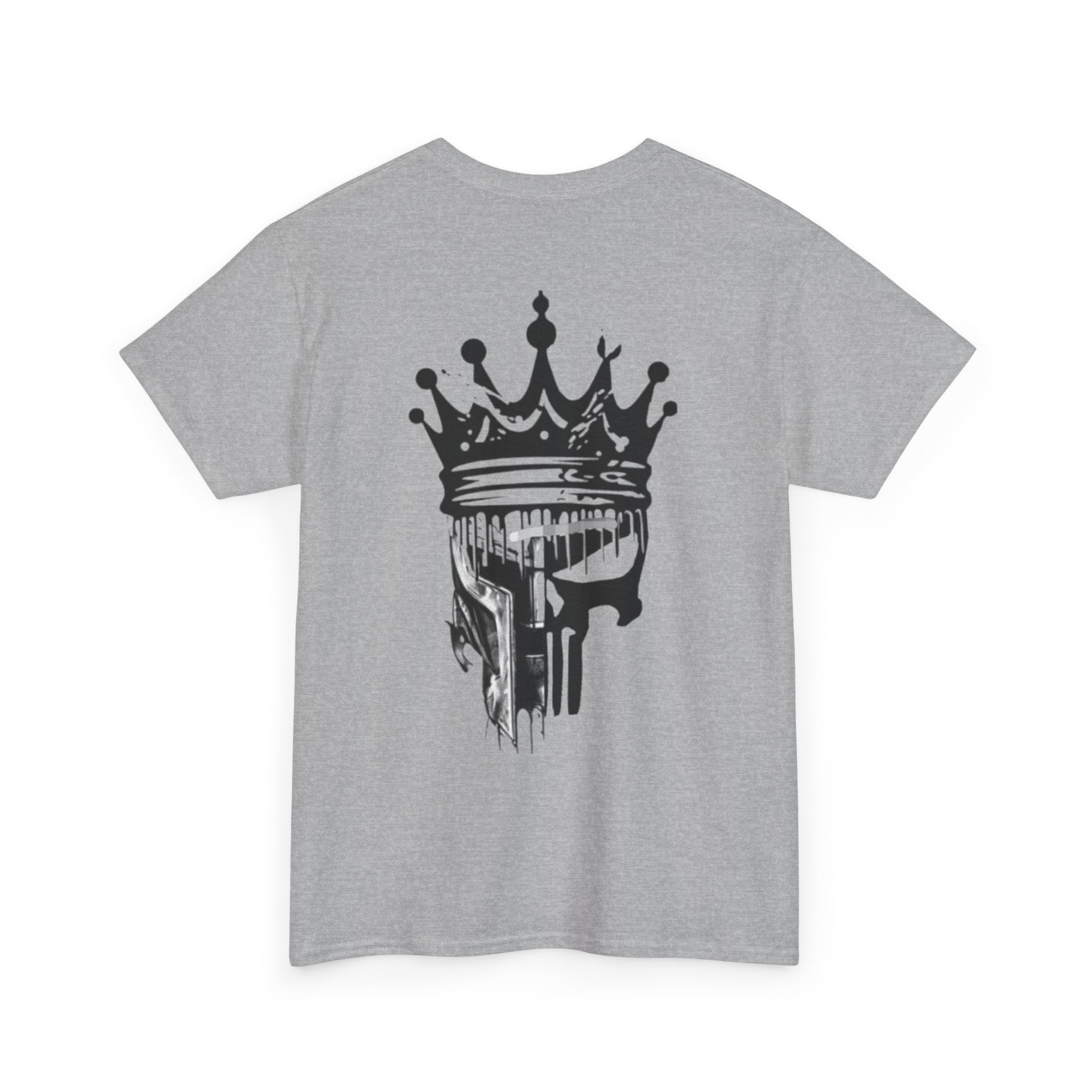 Skull King Tee — Grunge Crown Graphic T‑Shirt