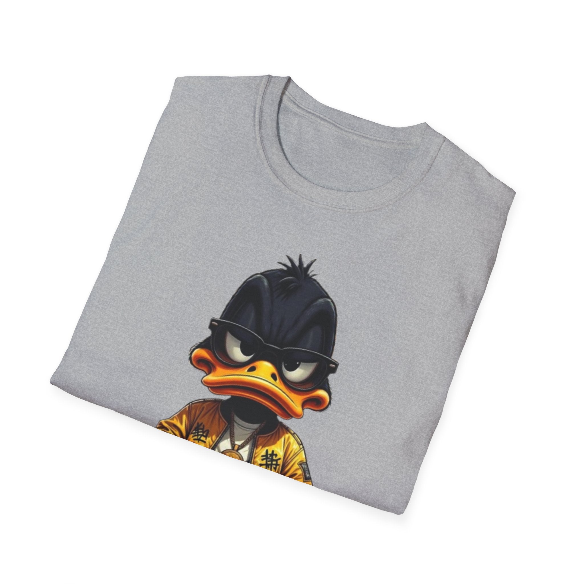 Streetwear Duck Graphic T-Shirt — Cool Urban Hip-Hop Cartoon Tee