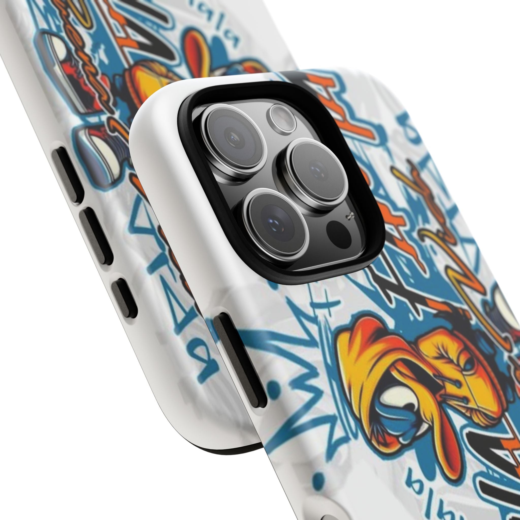 Phone Case — Colorful Urban Graffiti Duck Tough Case