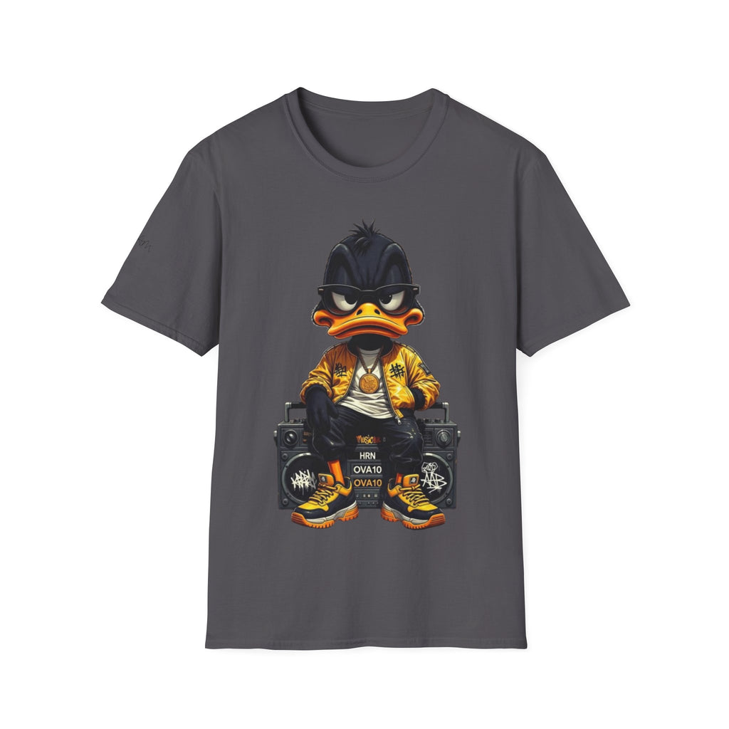Streetwear Duck Graphic T-Shirt — Cool Urban Hip-Hop Cartoon Tee
