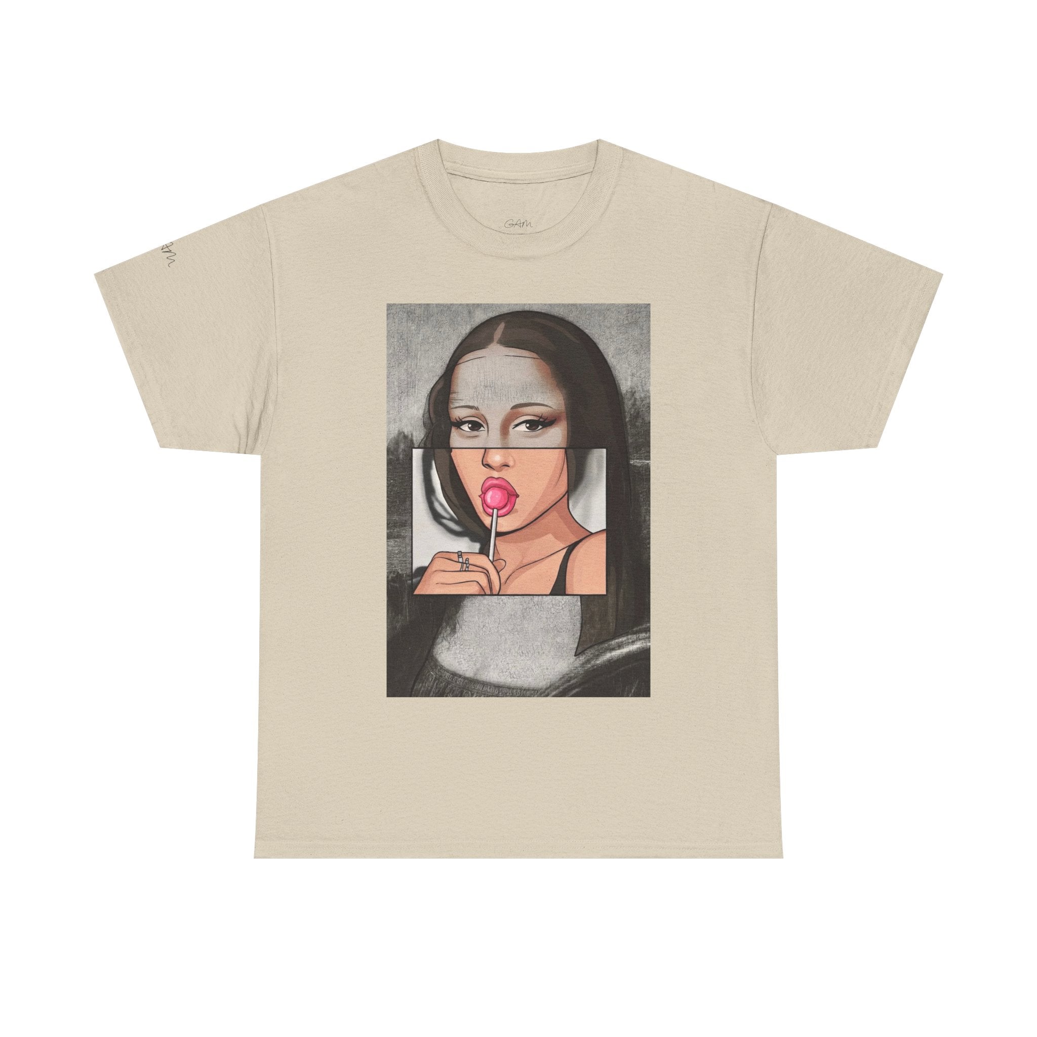 Graphic Tee — Mona Lisa Lollipop Pop Art T-Shirt