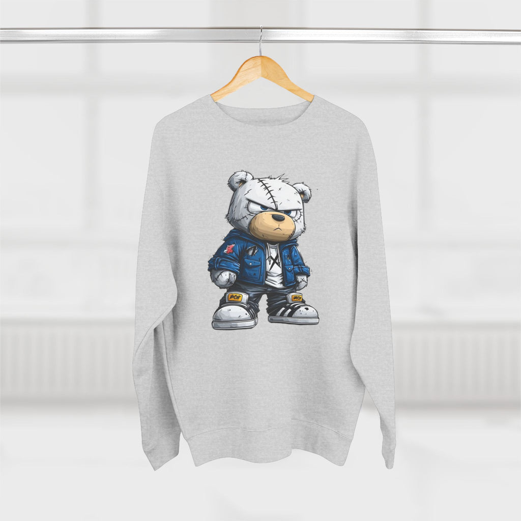 Streetwear Teddy Sweatshirt — Cool Teddy Bear Graphic Crewneck