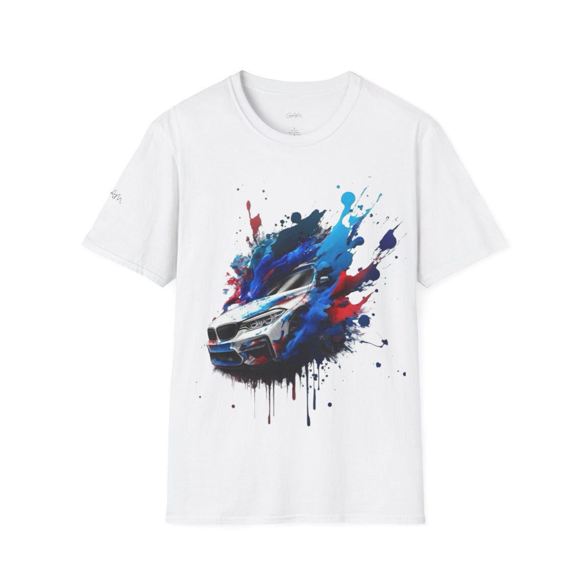Sports Car Paint-Splash T-Shirt — Racing Art Graphic Tee