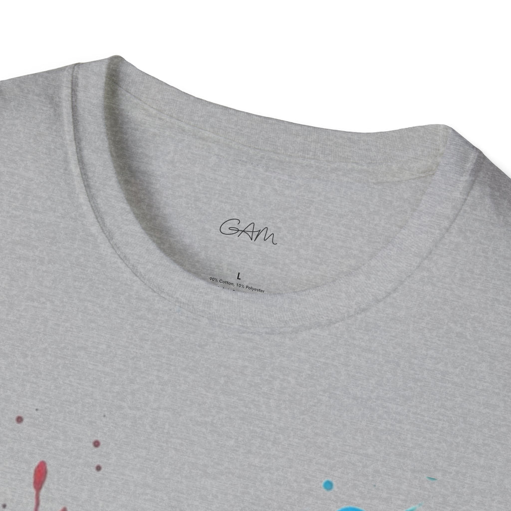 Sports Car Paint-Splash T-Shirt — Racing Art Graphic Tee
