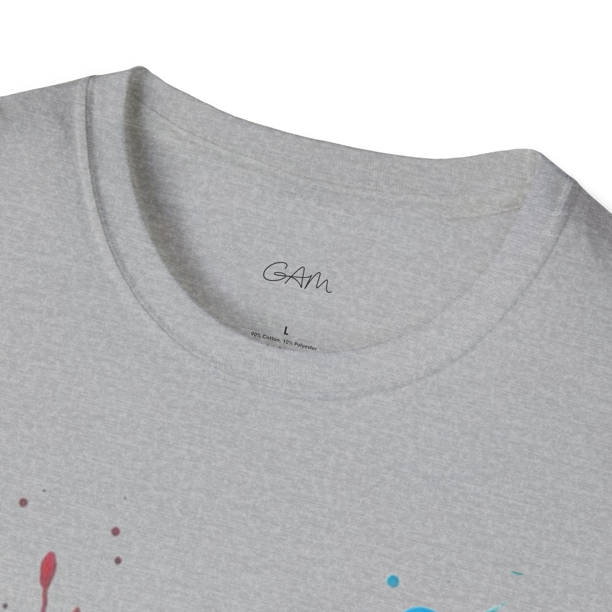 Sports Car Paint-Splash T-Shirt — Racing Art Graphic Tee