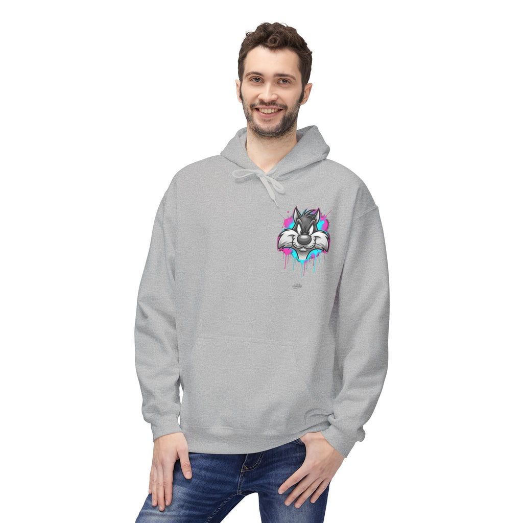 Graffiti Duck Hoodie — Drip Art Cartoon Pullover