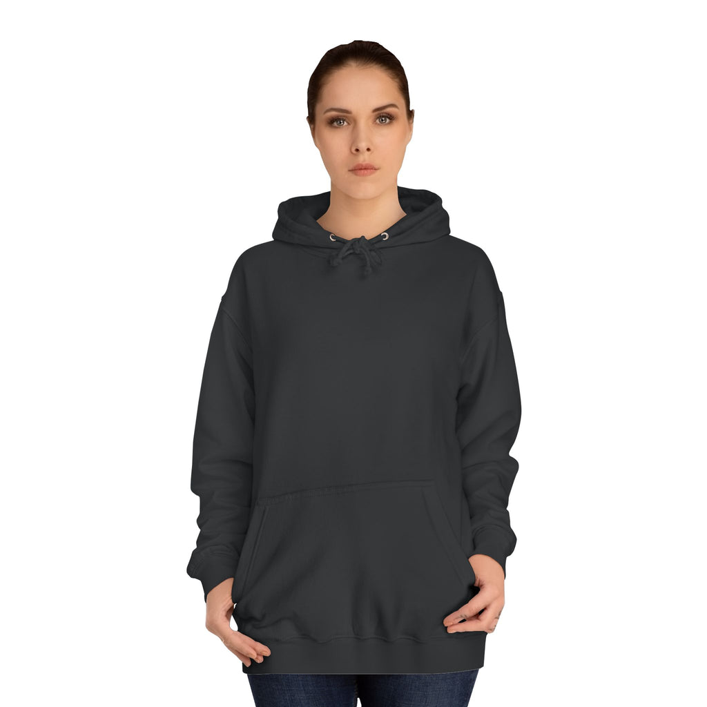 Paint-Splatter Bear Hoodie — Colorful Graphic College Pullover