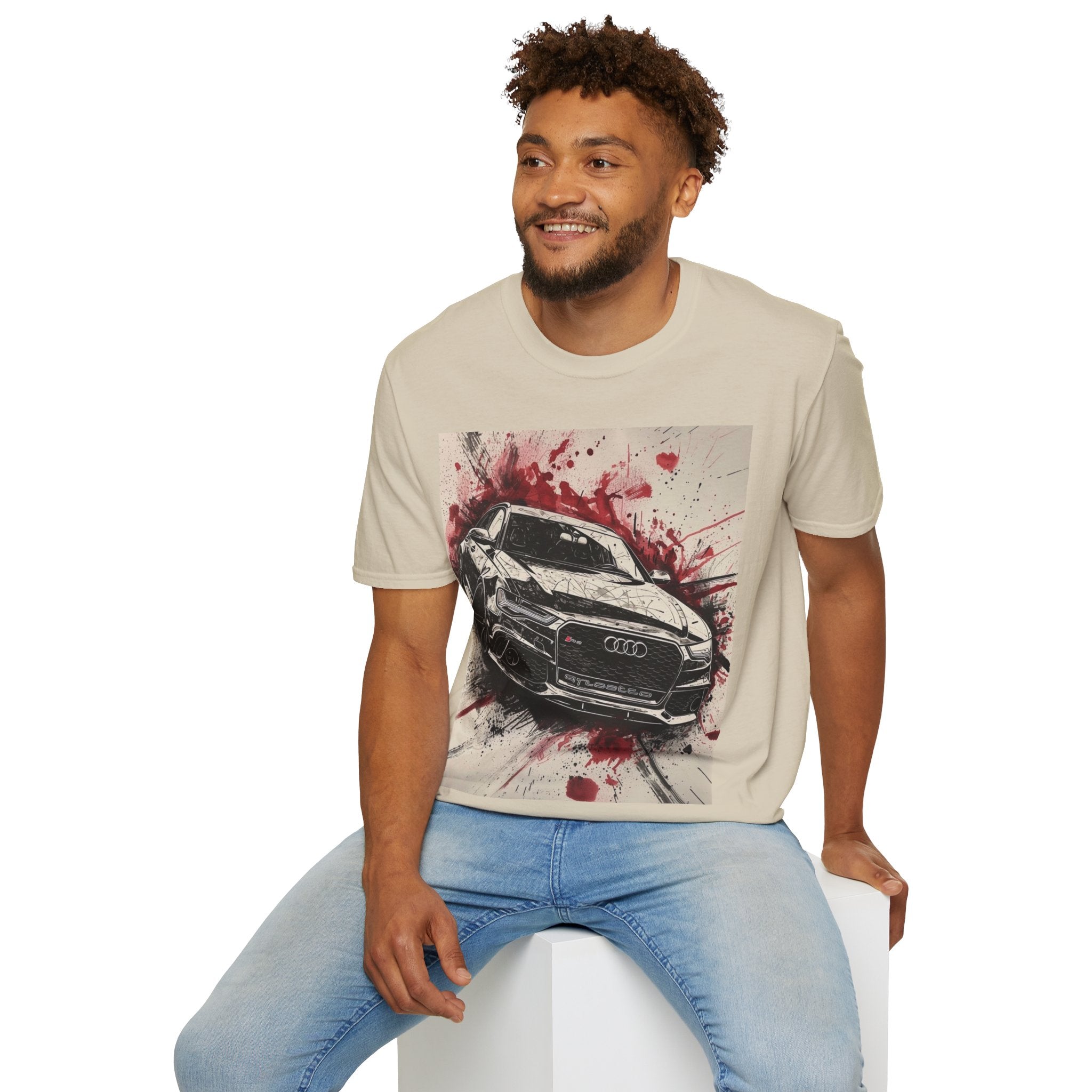 Sports Car Graphic T-Shirt — Red Splash Racing Tee
