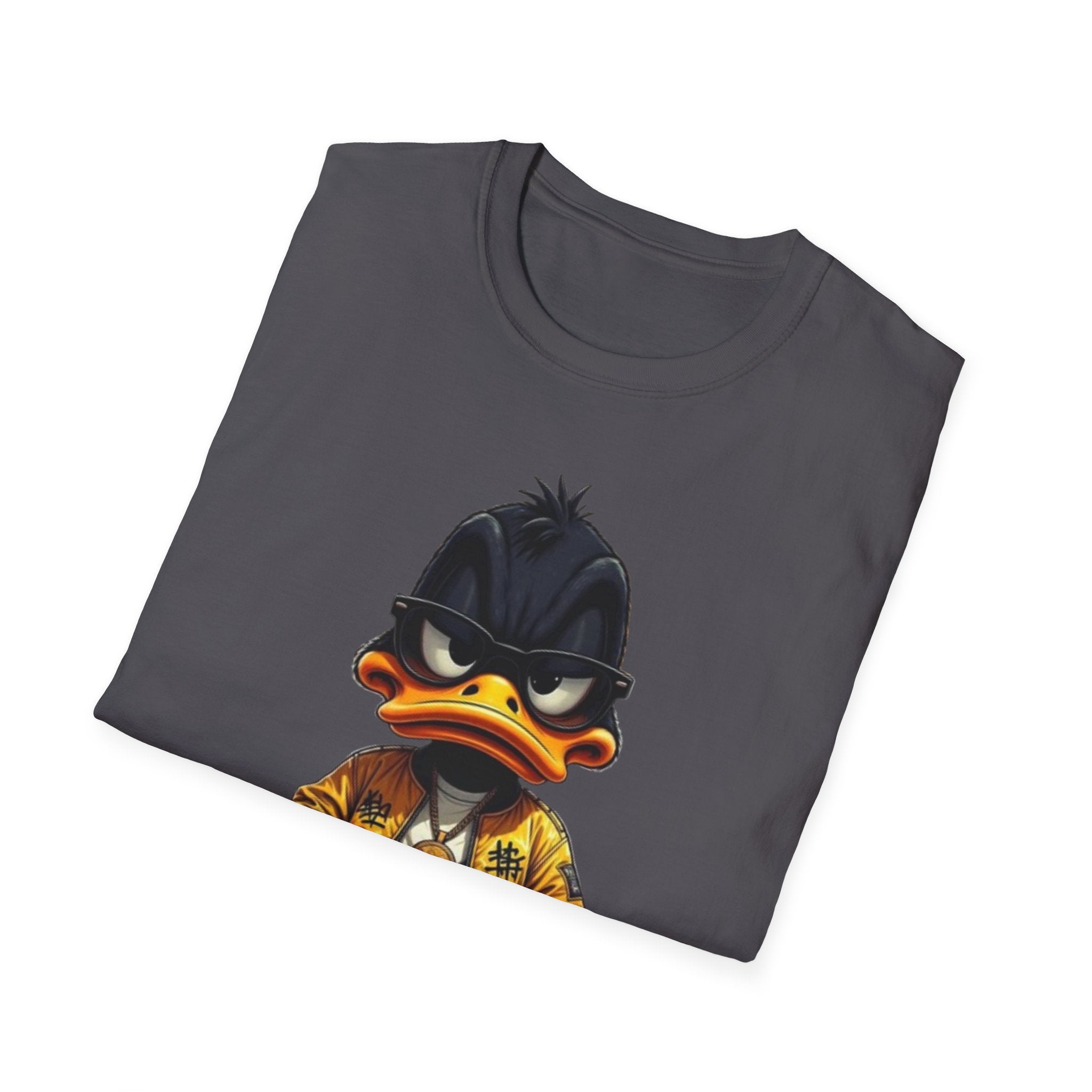 Streetwear Duck Graphic T-Shirt — Cool Urban Hip-Hop Cartoon Tee