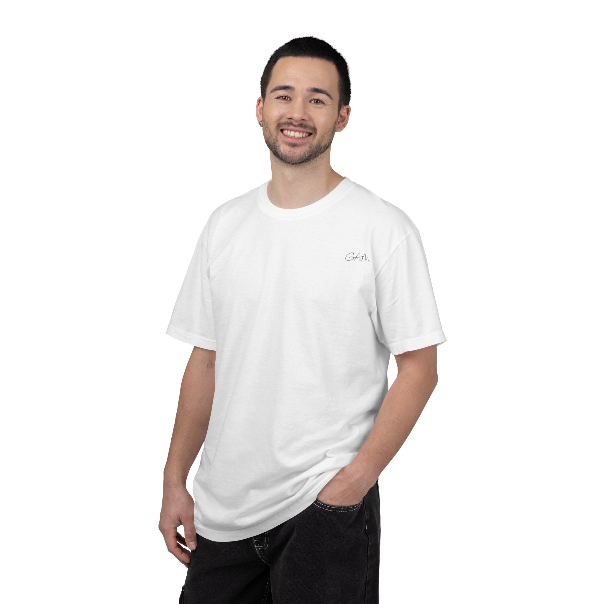 Graphic T-Shirt — "No Money No Funn" Retro Tattoo-Style Back Print