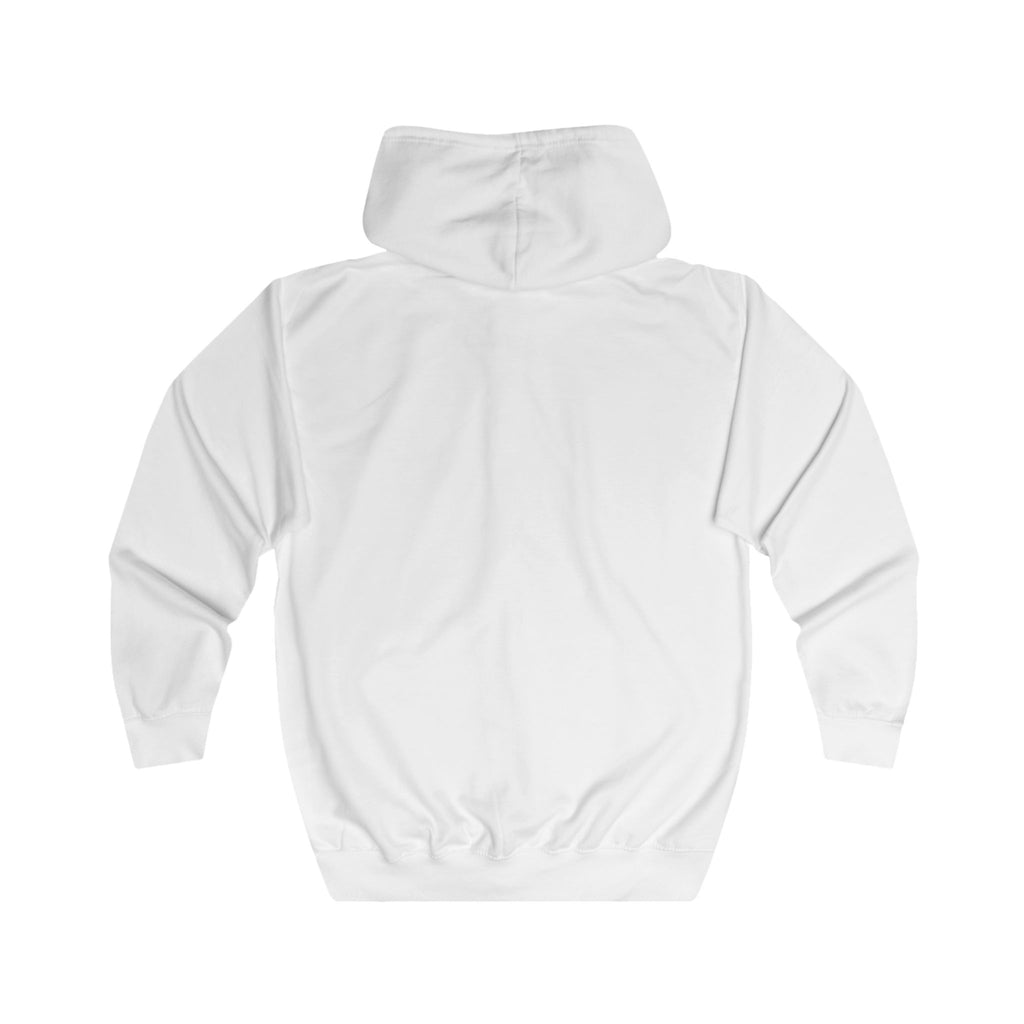 Friend Graphic Zip Hoodie — Bold Block Lettering Casual Zip-Up