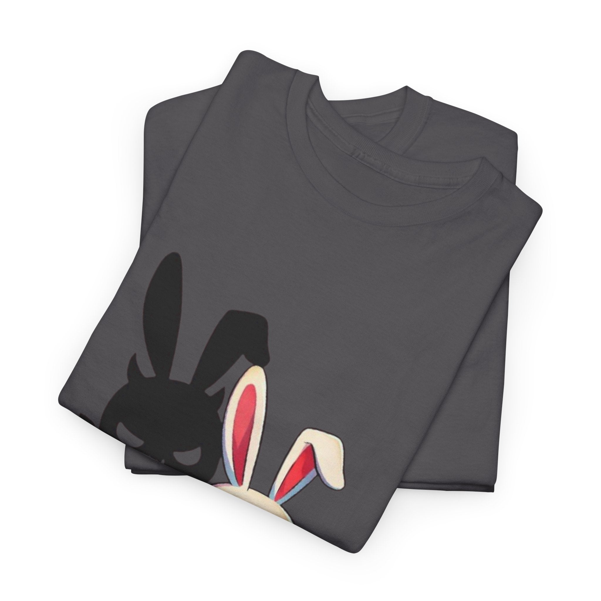 Cute Kawaii Bunny Duo T-Shirt – Light & Dark Rabbit Graphic Tee