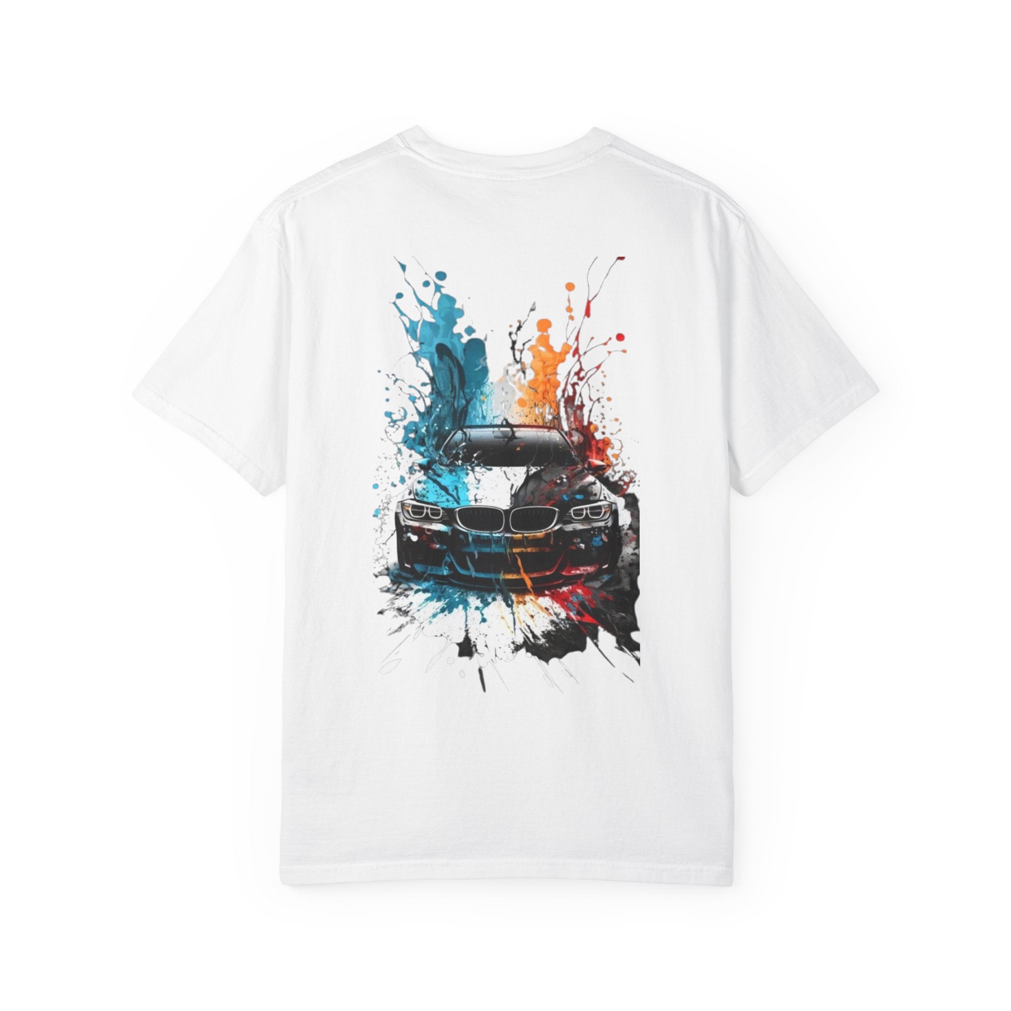 Car Splash Sports Car T-Shirt — Colorful Splatter Race Tee