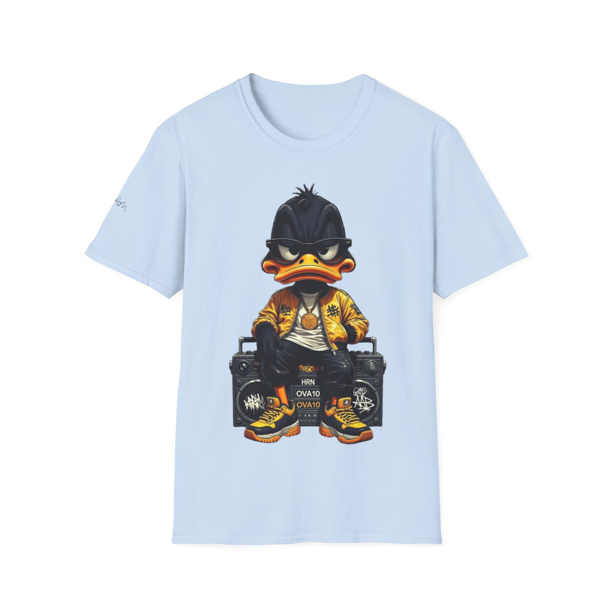 Streetwear Duck Graphic T-Shirt — Cool Urban Hip-Hop Cartoon Tee