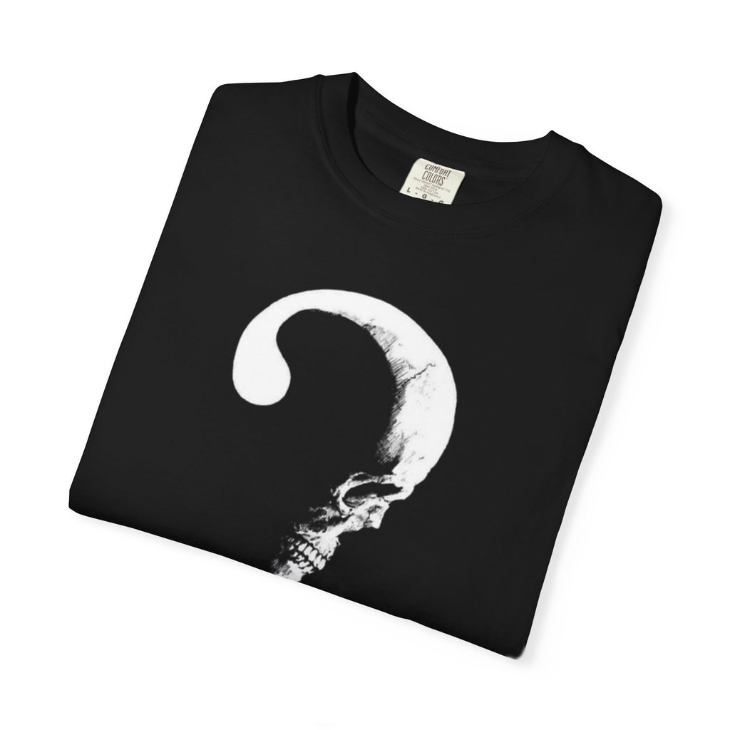 Mystery Skull Question Mark T-Shirt — Gothic Graphic Tee
