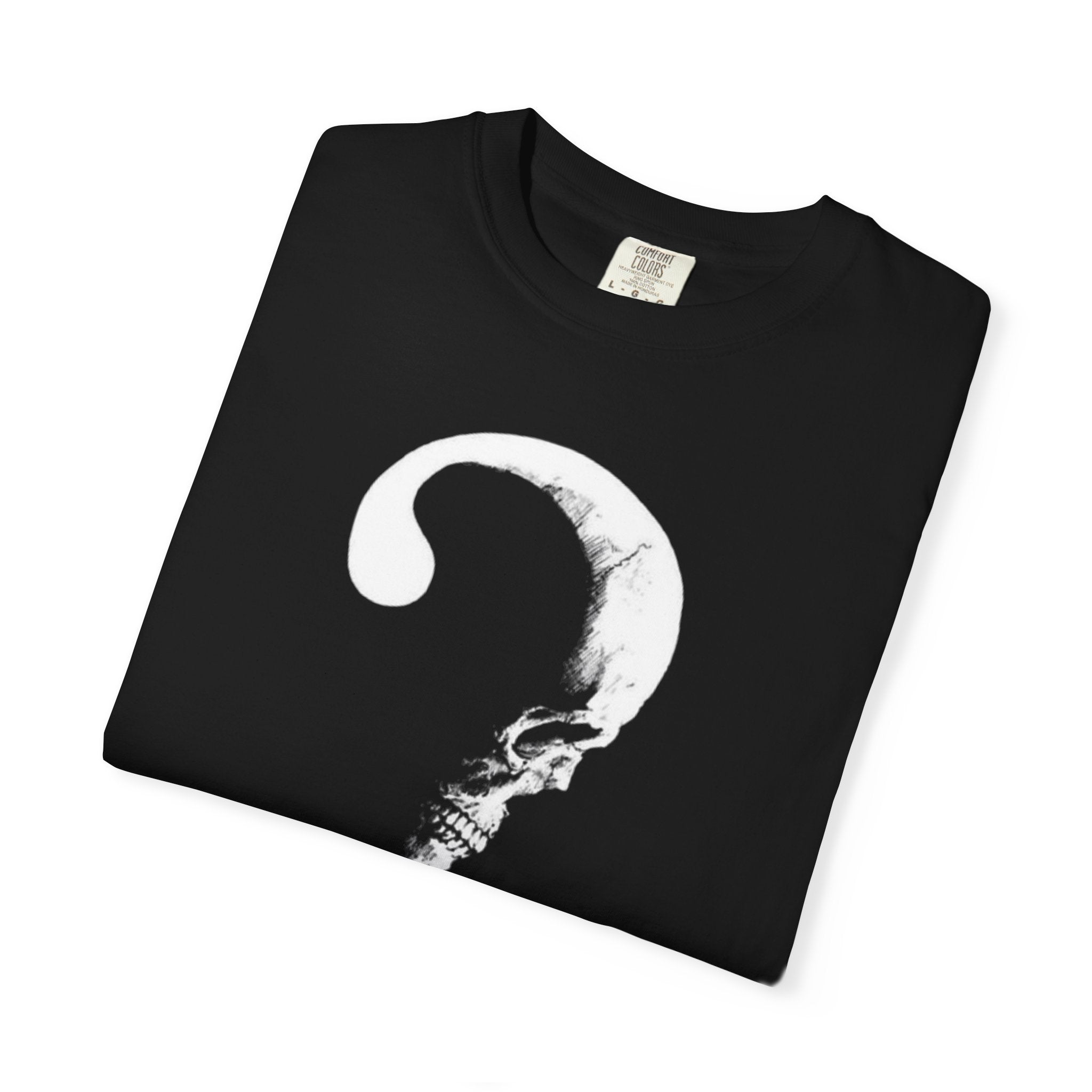 Mystery Skull Question Mark T-Shirt — Gothic Graphic Tee