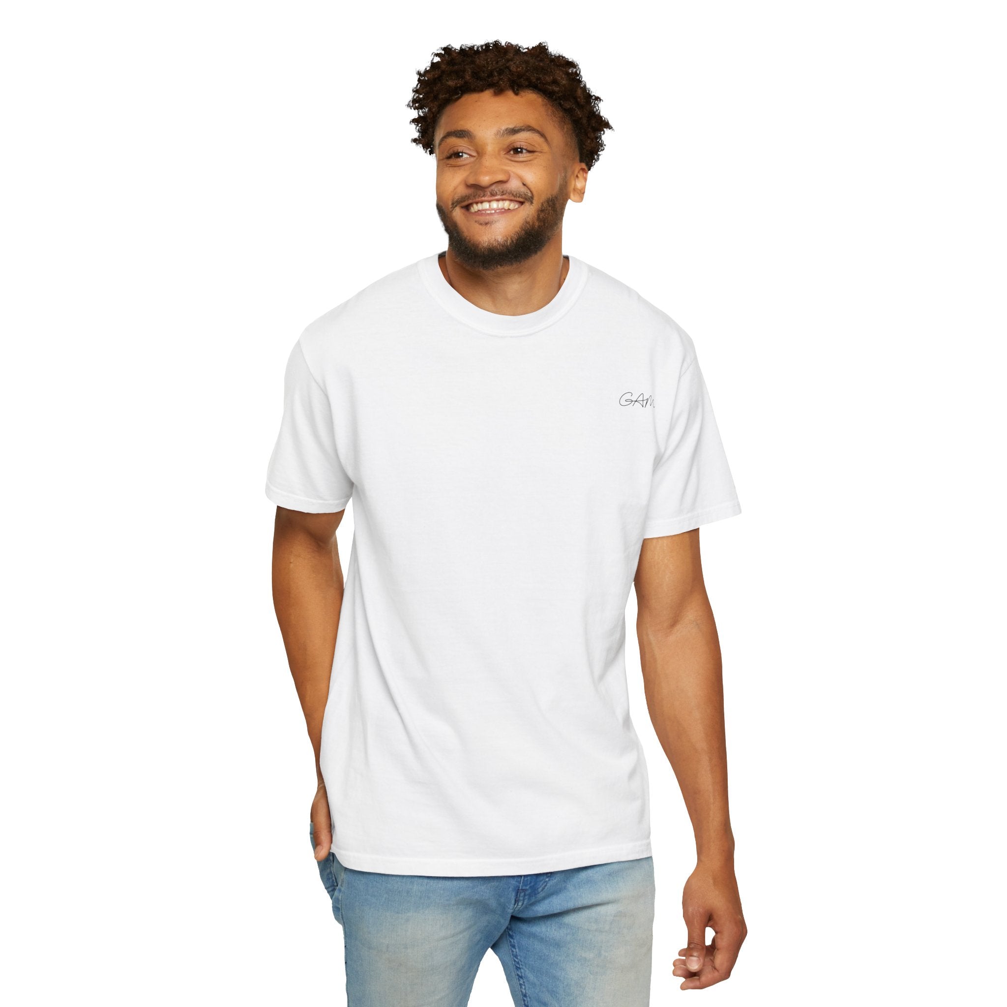 Graphic T-Shirt — "No Money No Funn" Retro Tattoo-Style Back Print