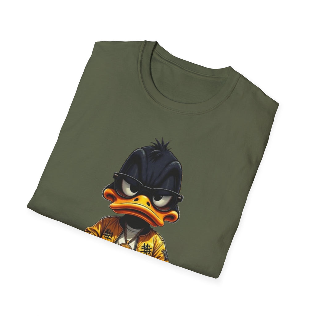 Streetwear Duck Graphic T-Shirt — Cool Urban Hip-Hop Cartoon Tee