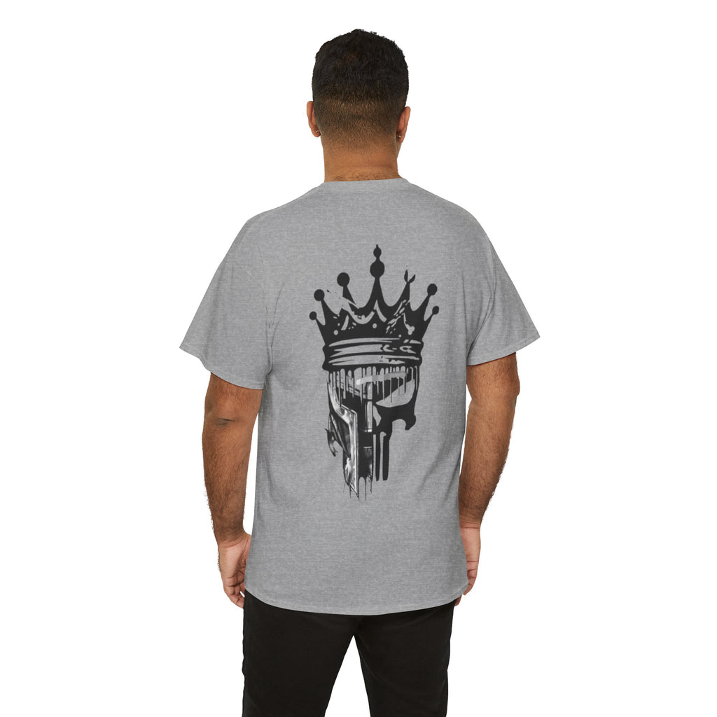 Skull King Tee — Grunge Crown Graphic T‑Shirt