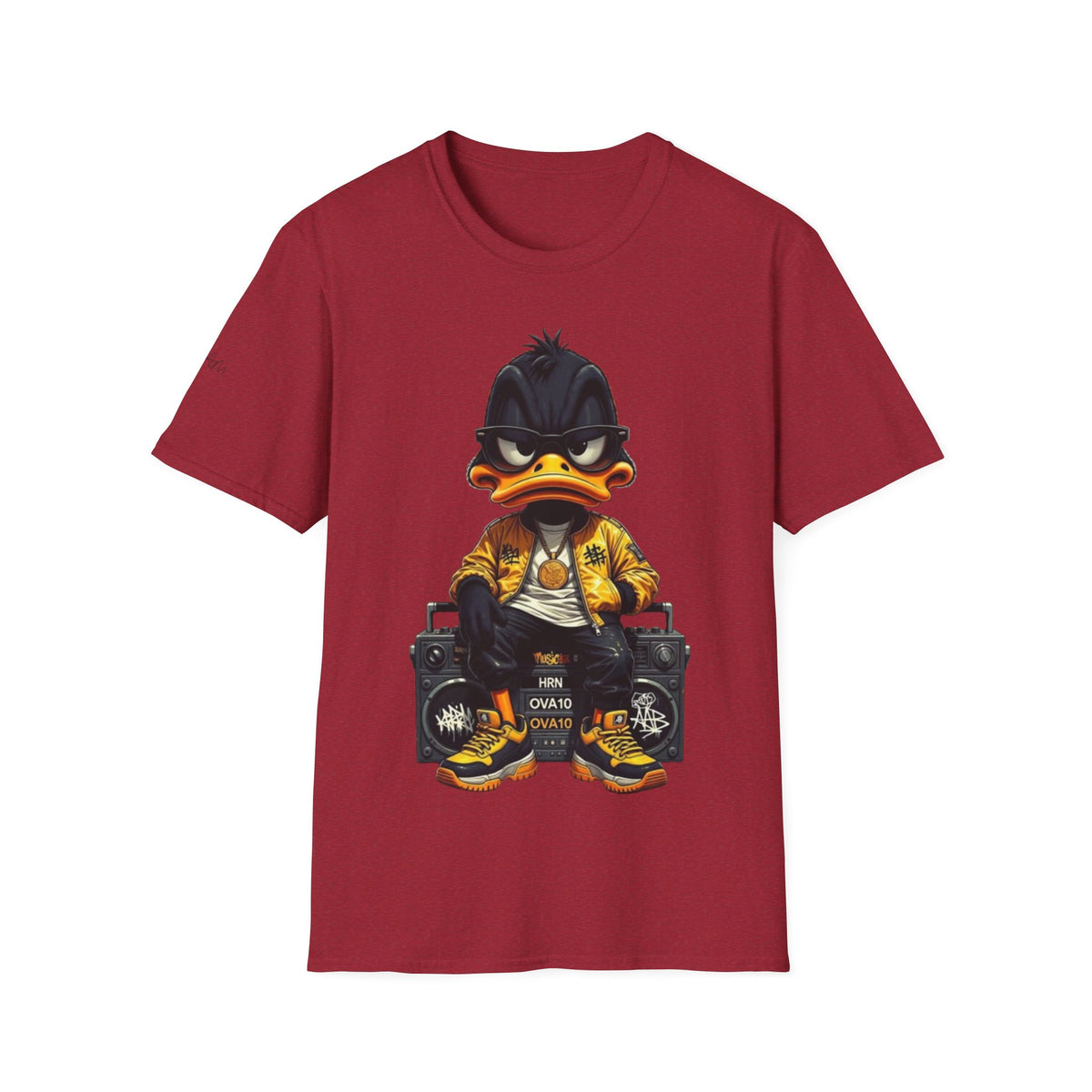 Streetwear Duck Graphic T-Shirt — Cool Urban Hip-Hop Cartoon Tee
