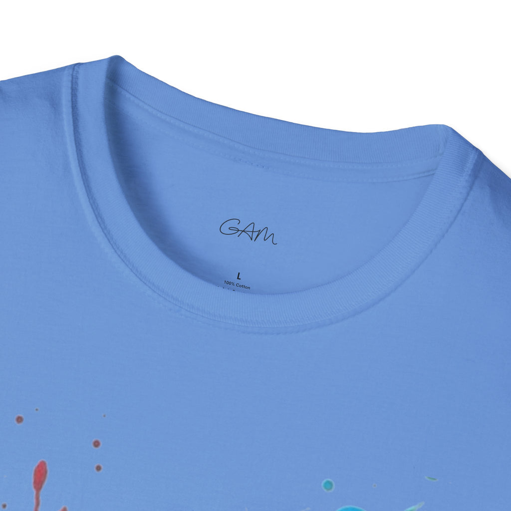 Sports Car Paint-Splash T-Shirt — Racing Art Graphic Tee
