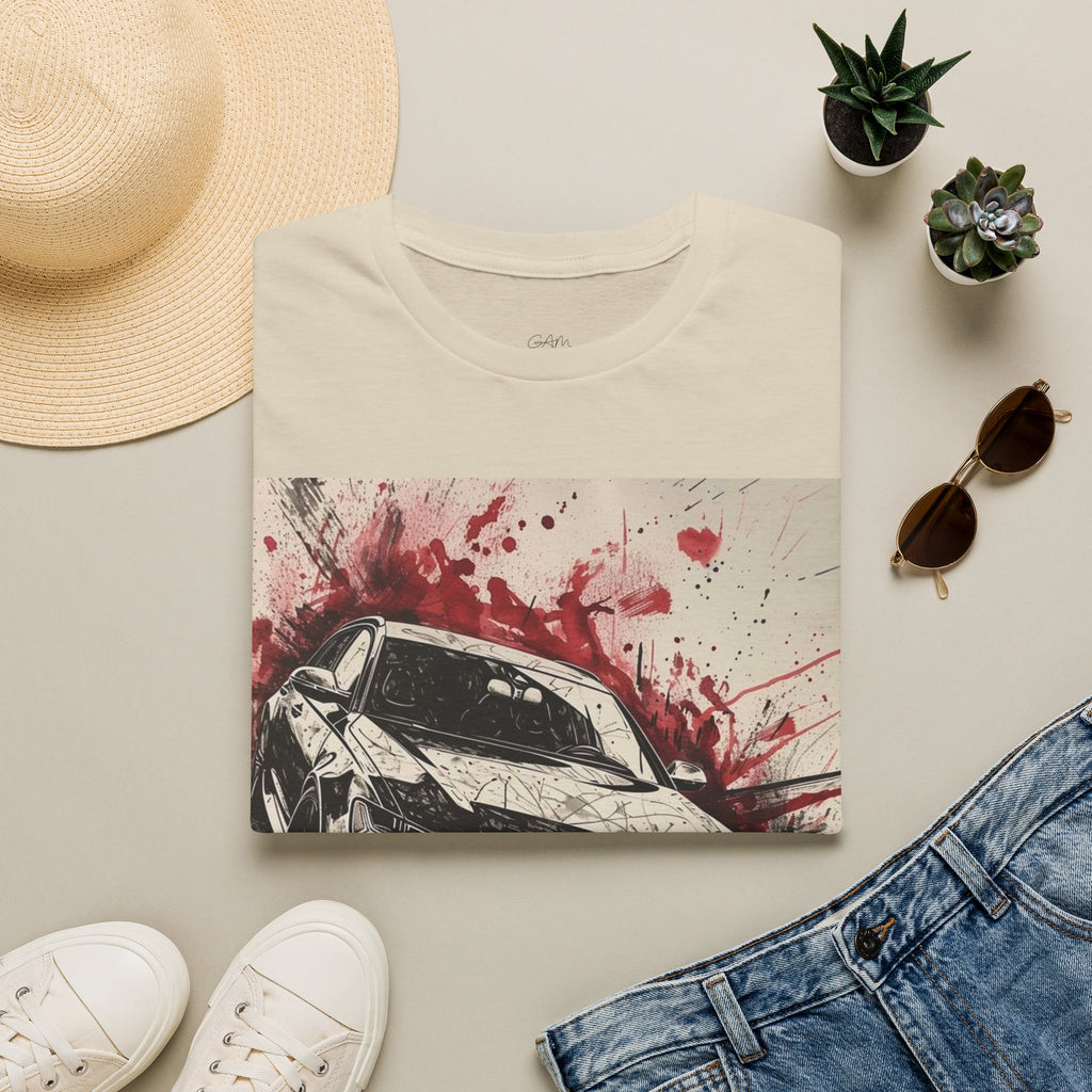 Sports Car Graphic T-Shirt — Red Splash Racing Tee