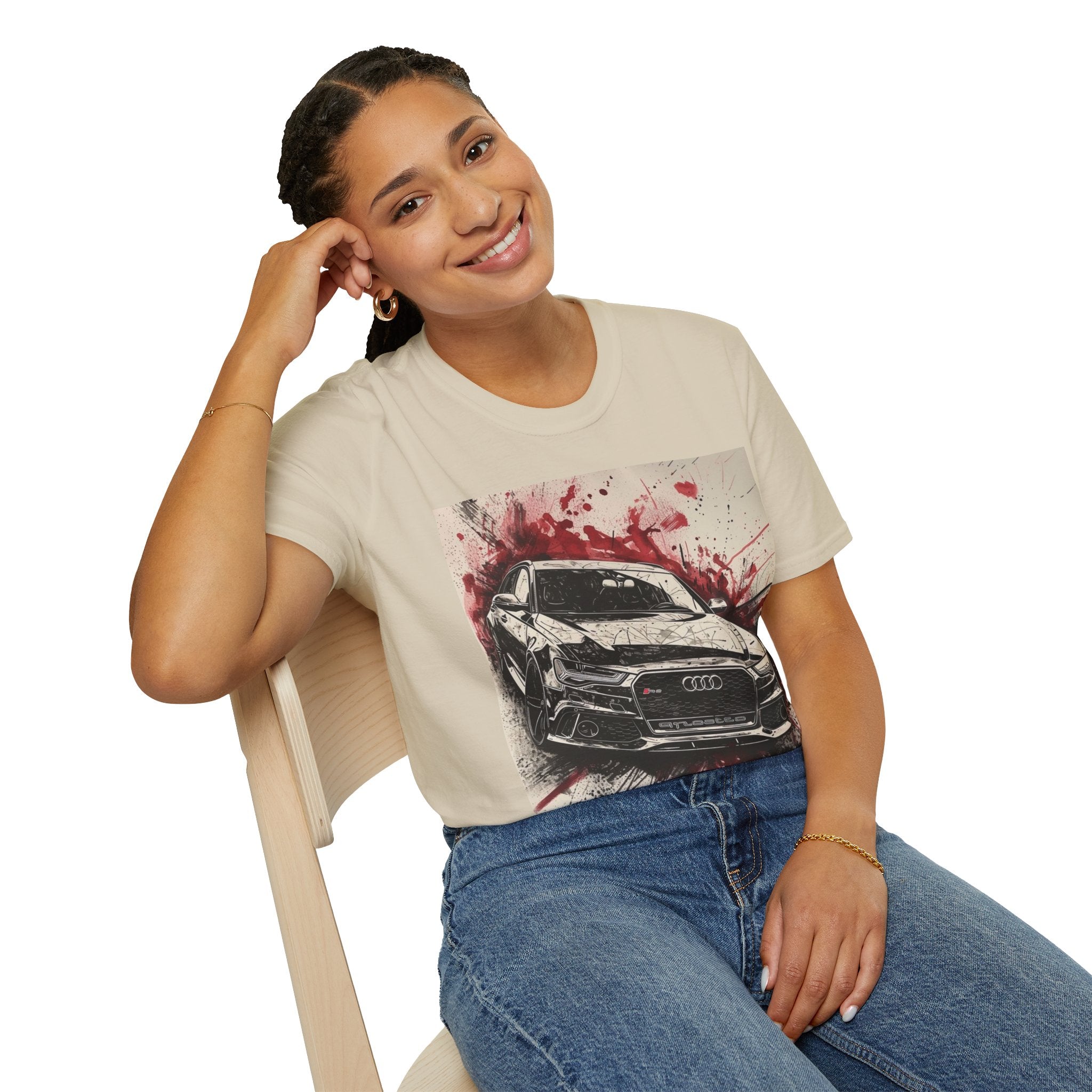 Sports Car Graphic T-Shirt — Red Splash Racing Tee