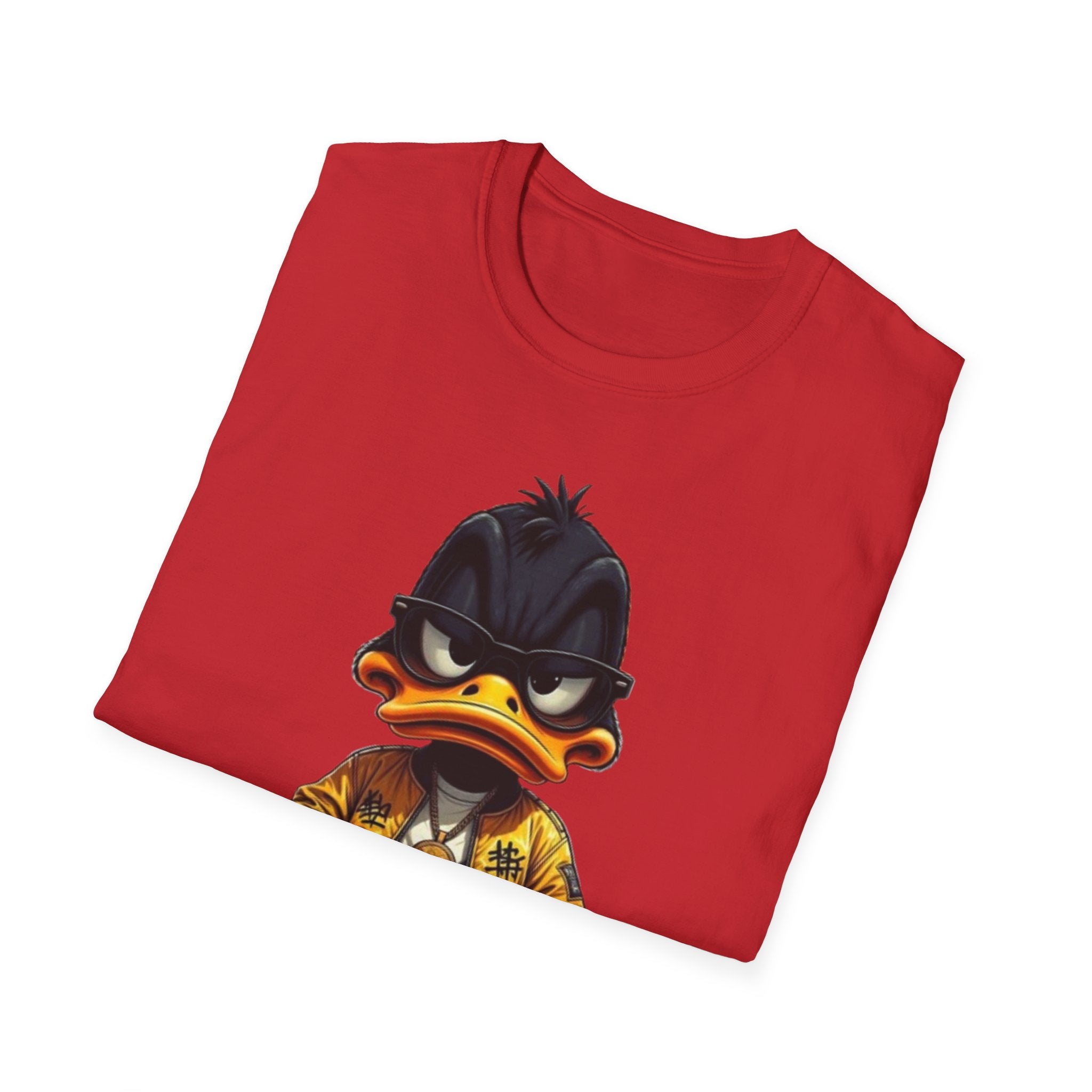 Streetwear Duck Graphic T-Shirt — Cool Urban Hip-Hop Cartoon Tee