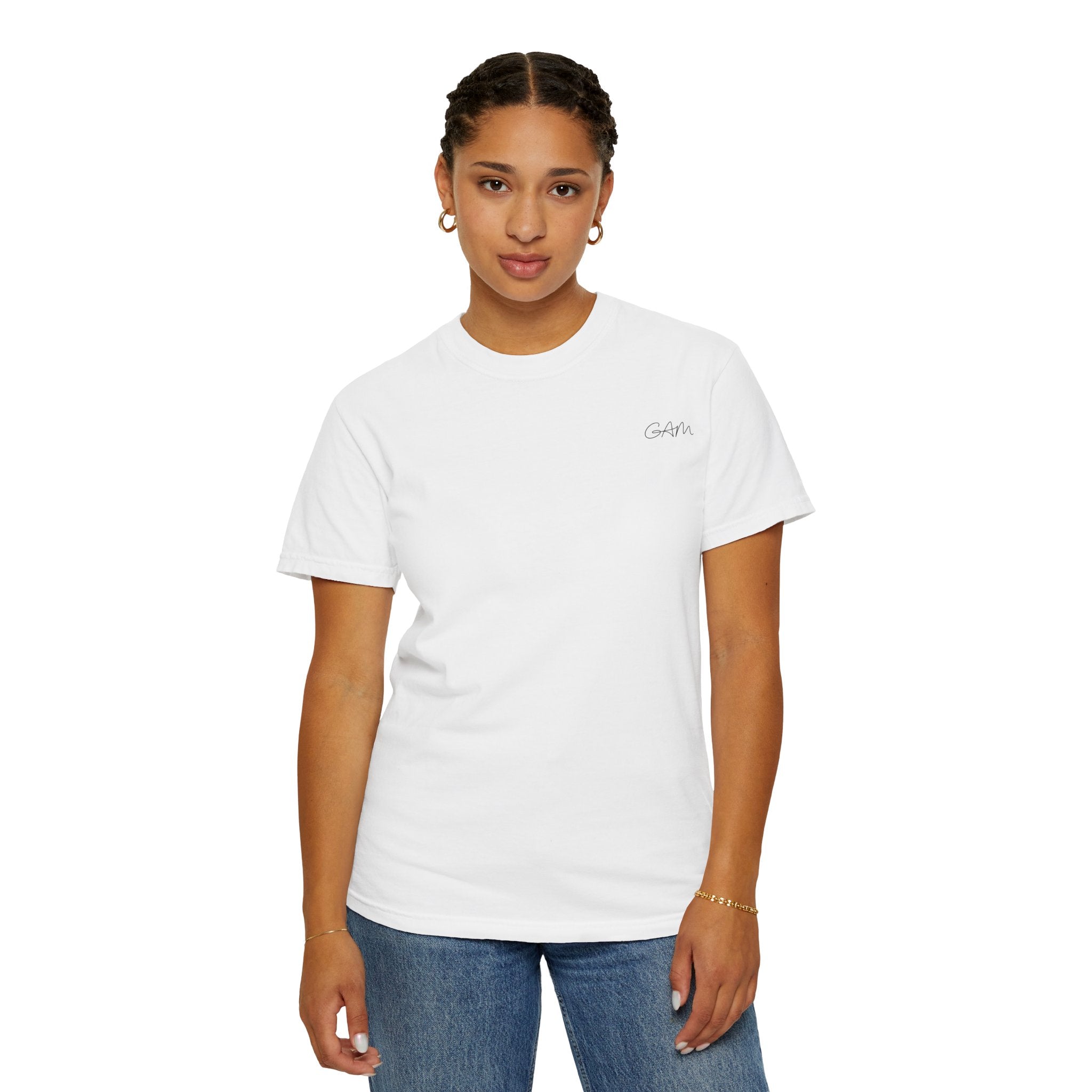 Graphic T-Shirt — "No Money No Funn" Retro Tattoo-Style Back Print